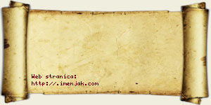 Jesenka Šerović vizit kartica